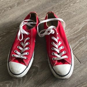 Red Low Top Converse